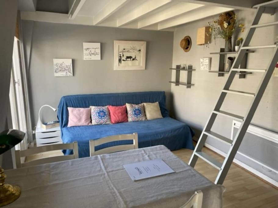Studio Vue Mer En Centre-Ville 디나르 외부 사진